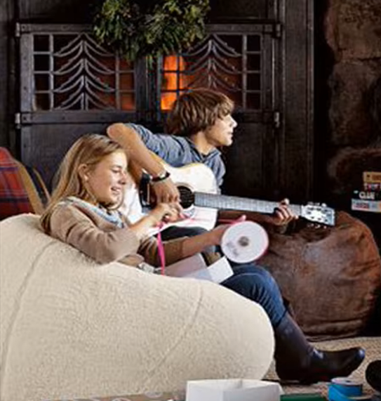 כיסוי פוף מודרני סגנון לייף סטייל אופנתי 80×90 ס"מ (ללא מילוי)