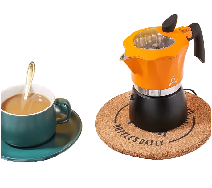 מקינטה מכונת אספרסו מאלומיניום  למטבח, למשרד ולקמפינג להכנת קפה איטלקי וקובני מסורתי