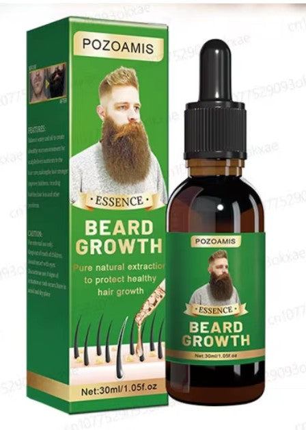 נוזל לצמיחת זקן פורמולה מתקדמת לזקן עבה, מלא ובריא יותר