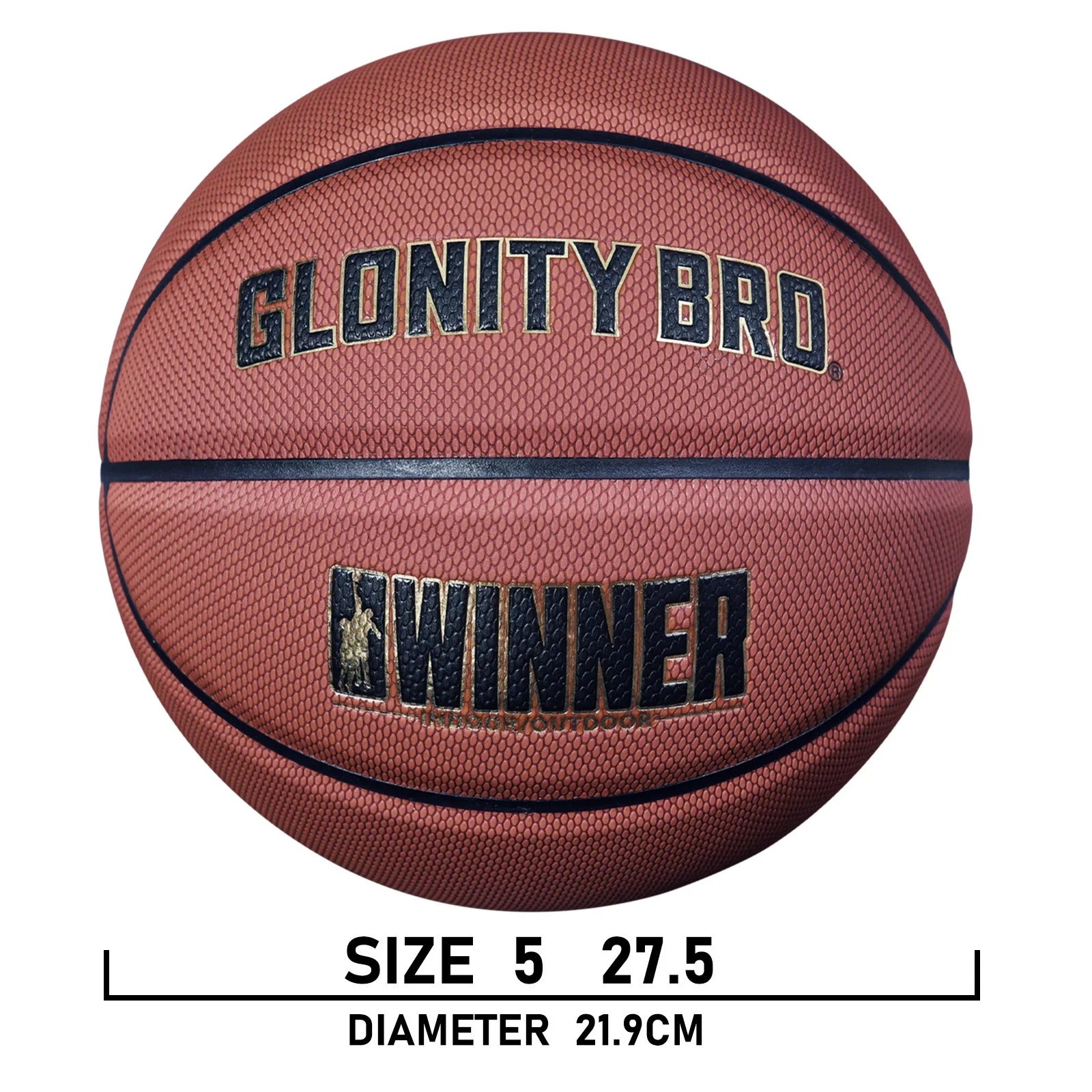 כדורסל אימון מקצועי שחור-זהב 🖤💛גודל 5, 6