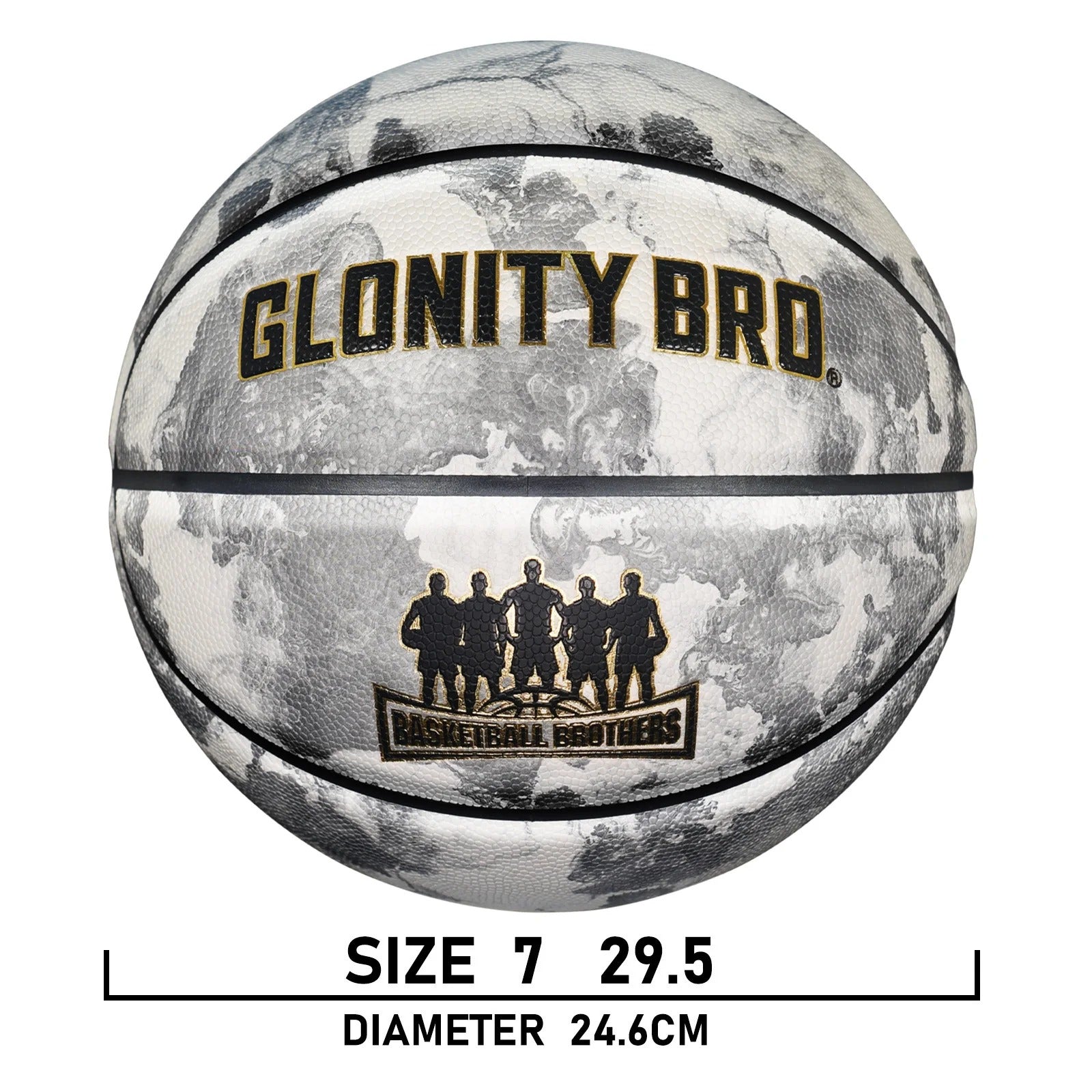 כדור כדורסל זוהר לילדים 🏀מידות 5,6,7 למשחק חוץ בלילה