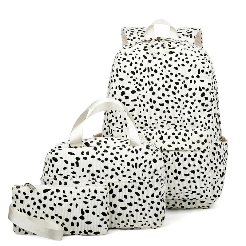 🌸🎓 סט לייף סטייל אלגנטי  בד קורדרוי רך, מושלם ללימודים ויום־יום