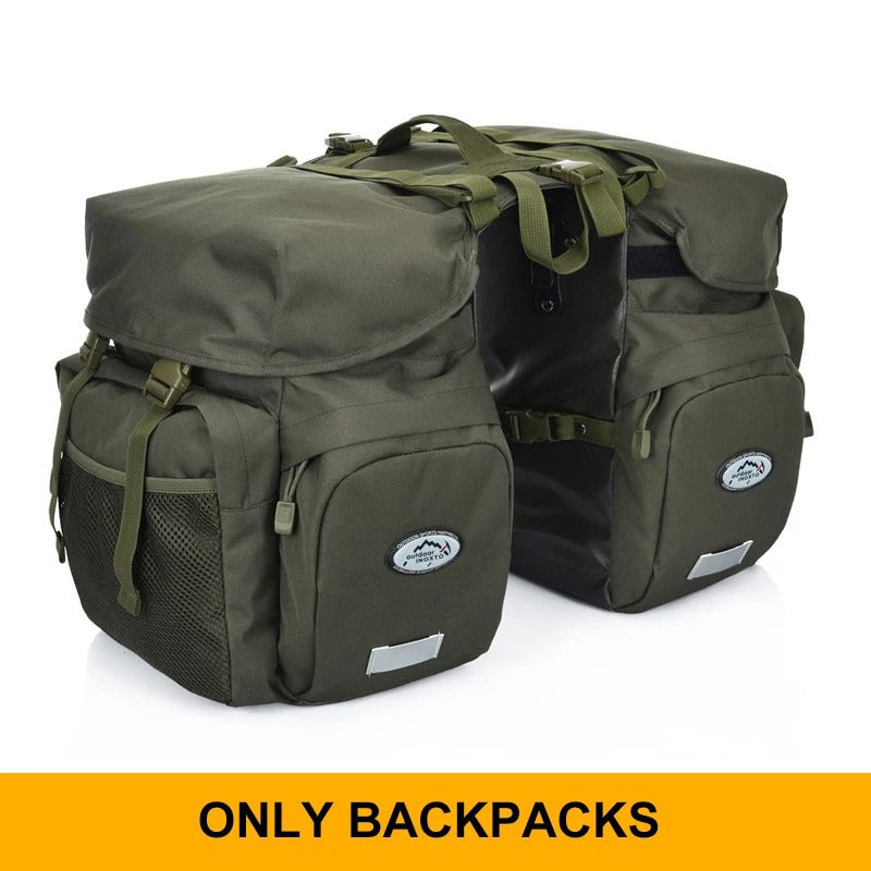 תיק אוכף פרימיום לאופניים🚴ולאופנוע🏍️עמיד למים עם כיסוי גשם