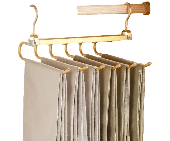 🏠מתלה מכנסיים👖 מתלה מתקפל גדג'טים לבית