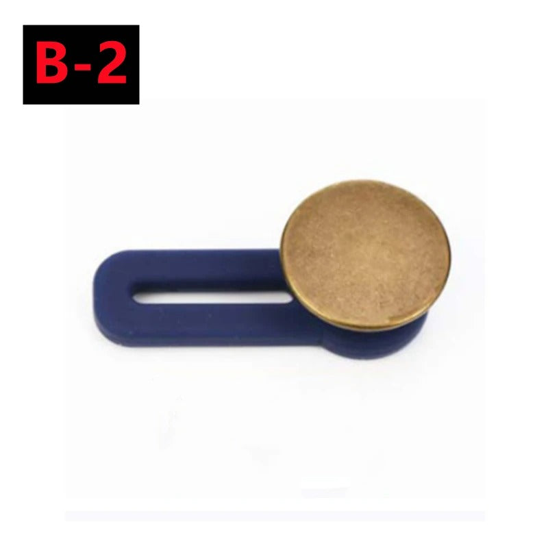 פטנט סט 10 מתאם כפתור מתכוונן למכנסיים וג’ינסים לשימוש חוזר ובלי תפירה