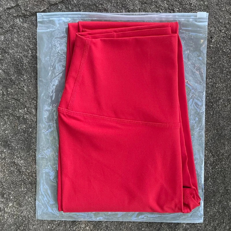 מבצע✨ טייץ ספורט לנשים 29 צבעים גמיש, נושם עם כיס פנימי למפתח סלולרי