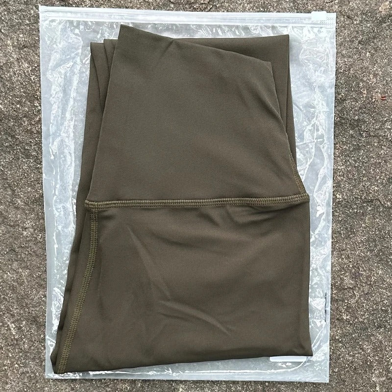 מבצע✨ טייץ ספורט לנשים 29 צבעים גמיש, נושם עם כיס פנימי למפתח סלולרי