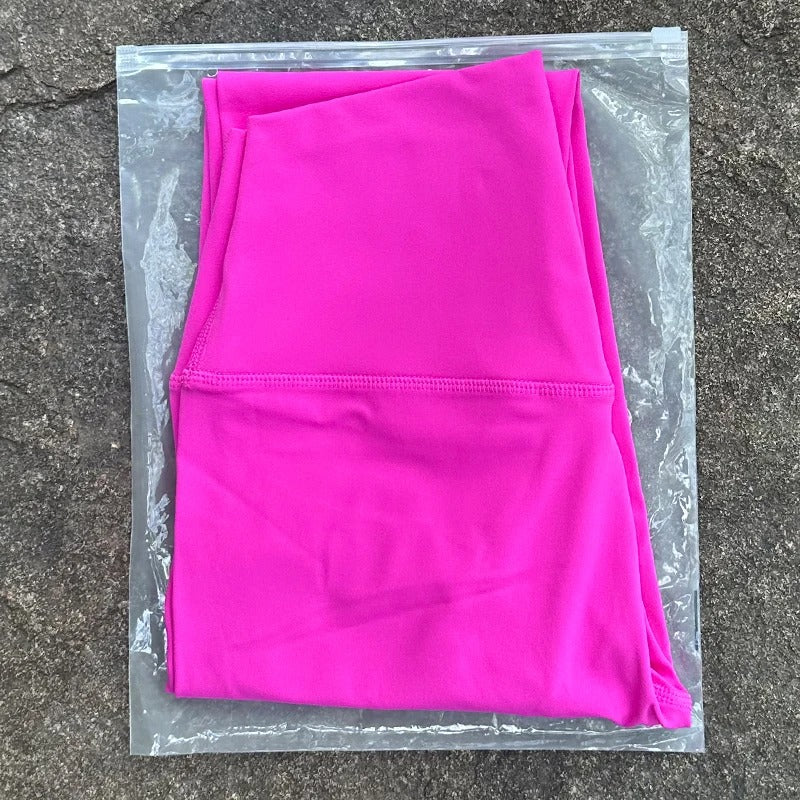 מבצע✨ טייץ ספורט לנשים 29 צבעים גמיש, נושם עם כיס פנימי למפתח סלולרי