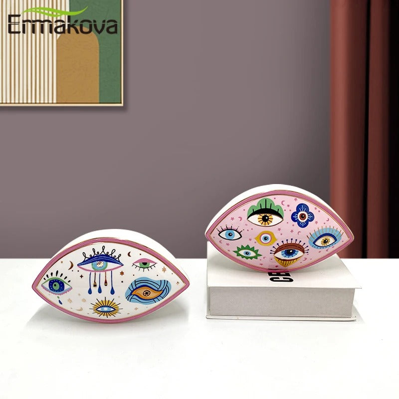פסל עין דקורטיבי – קישוט מודרני עם אמירה מתנה מקורית ומרשימה 🎁