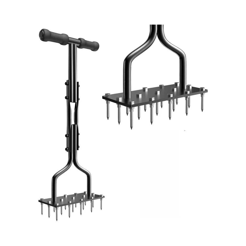 מאוורר דשא ידני מפלדת פחמן עוצמתית החזירו את החיים לדשא שלכם