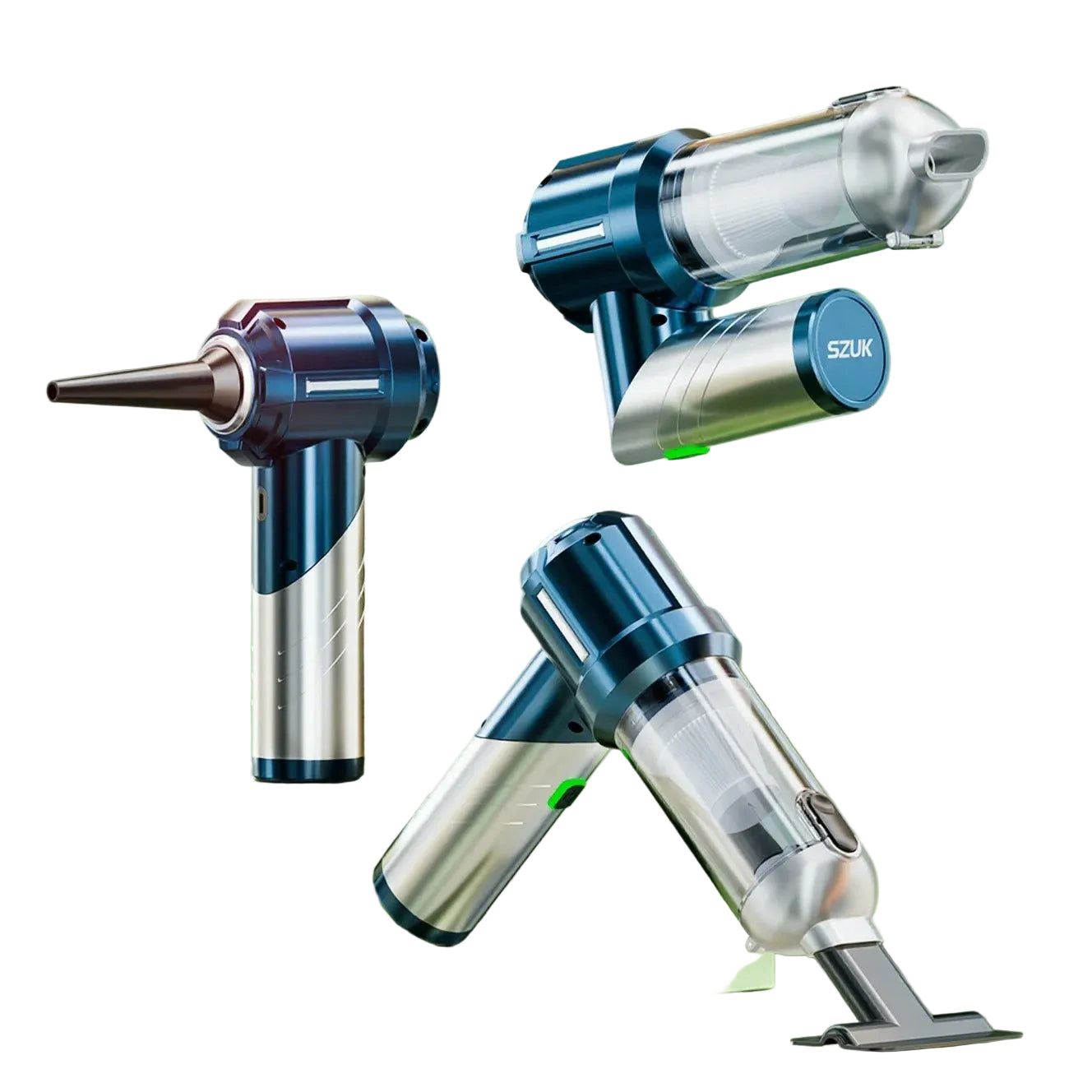 🚗 סט שואב מיני קומפקטי וחזק במיוחד – פתרון מושלם לבית, רכב וקמפינג | 3-ב-1