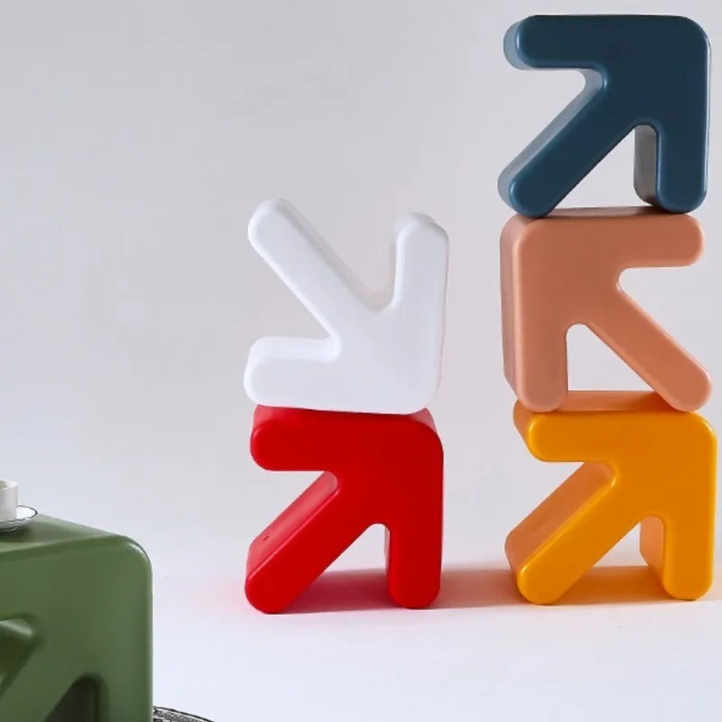 כיסא קטן נורדי עיצוב חץ שרפרף חדר ילדים לבית,