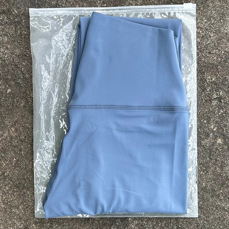 מבצע✨ טייץ ספורט לנשים 29 צבעים גמיש, נושם עם כיס פנימי למפתח סלולרי