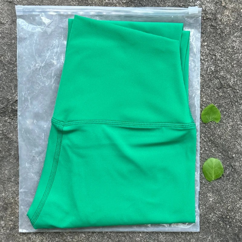 מבצע✨ טייץ ספורט לנשים 29 צבעים גמיש, נושם עם כיס פנימי למפתח סלולרי