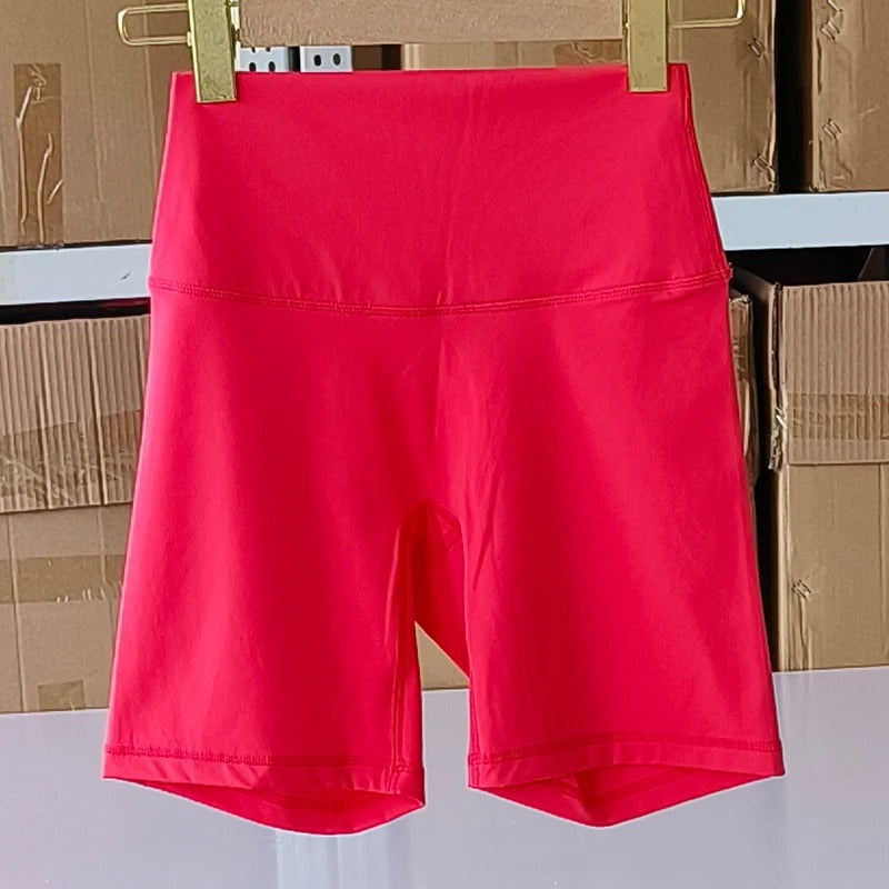 טייץ 🔥 שורטס ספורט לנשים 23 צבעים אורך קצר, מותן גבוהה, מתאים ליוגה, ריצה ואימון