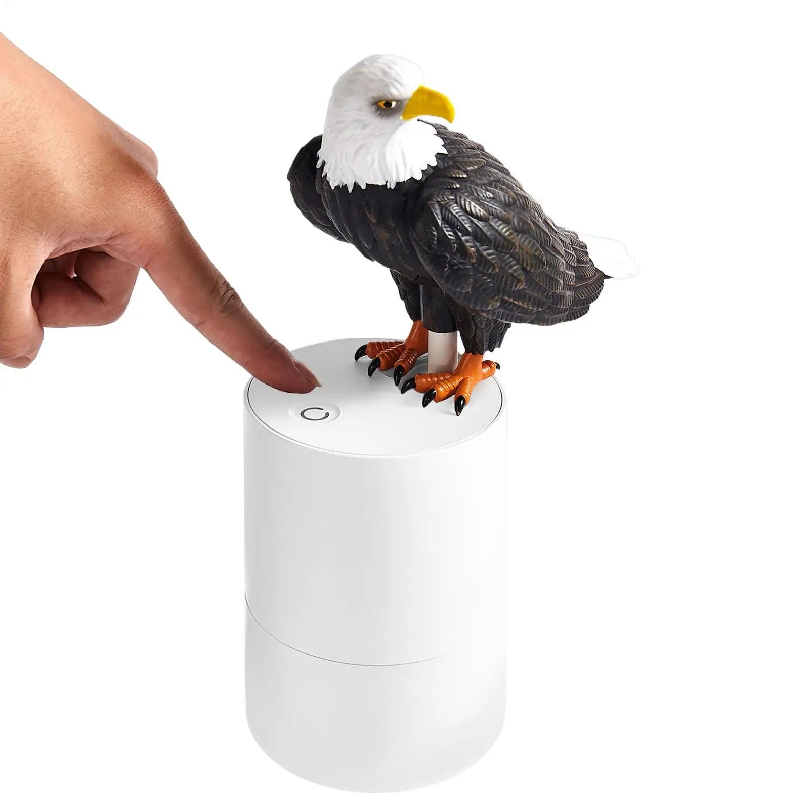 🧼 דיספנסר סבון אוטומטי מעוצב נשר \ יונה שדרוג היגייני וסטייל לחדר הרחצה