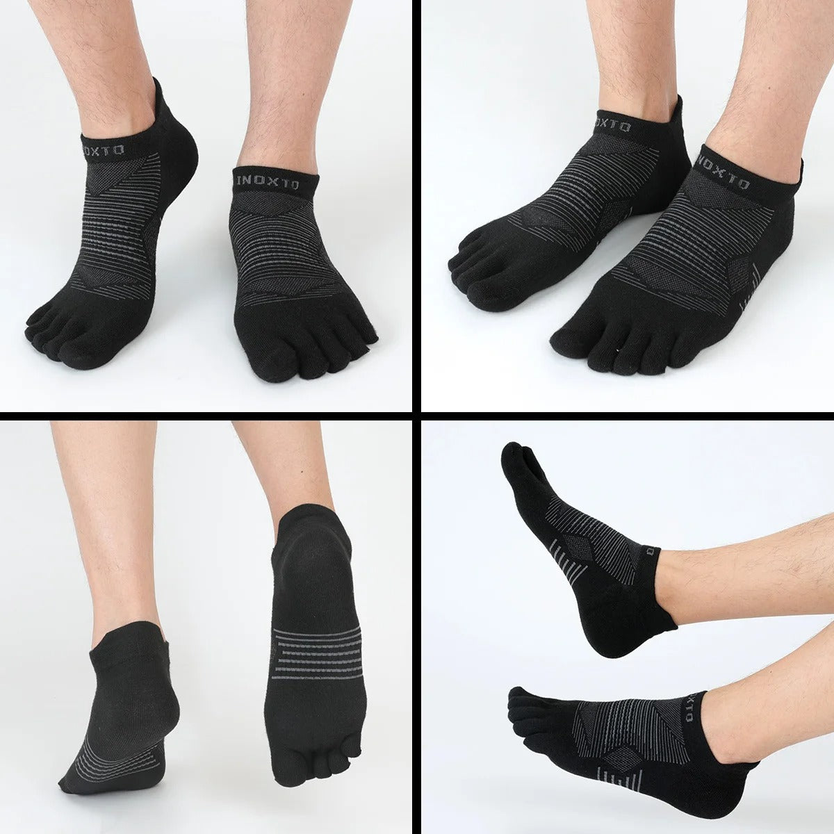 זוג גרבי פרימיום 5 אצבעות לנוחות מקסימלית גברים נשים