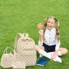 🌸🎓 סט לייף סטייל אלגנטי  בד קורדרוי רך, מושלם ללימודים ויום־יום