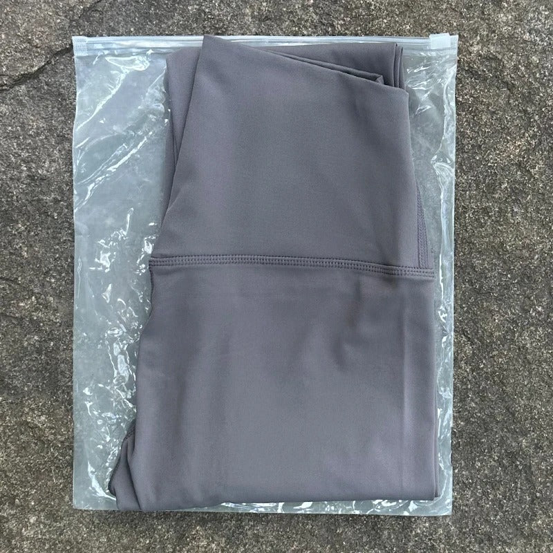 מבצע✨ טייץ ספורט לנשים 29 צבעים גמיש, נושם עם כיס פנימי למפתח סלולרי