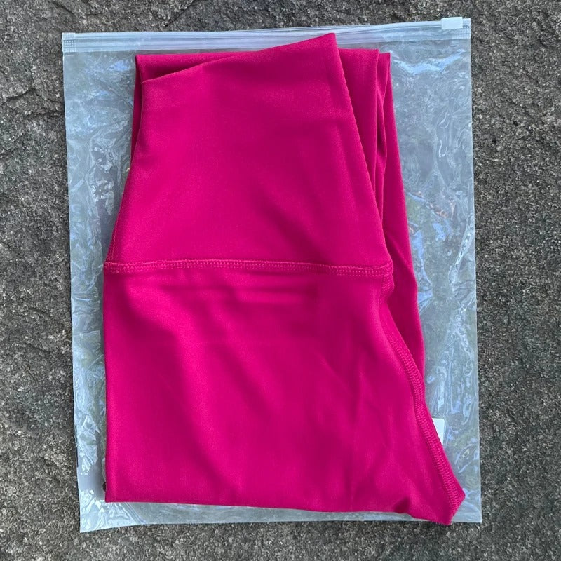 מבצע✨ טייץ ספורט לנשים 29 צבעים גמיש, נושם עם כיס פנימי למפתח סלולרי