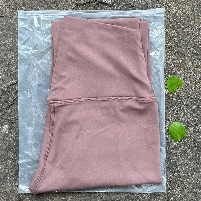 מבצע✨ טייץ ספורט לנשים 29 צבעים גמיש, נושם עם כיס פנימי למפתח סלולרי