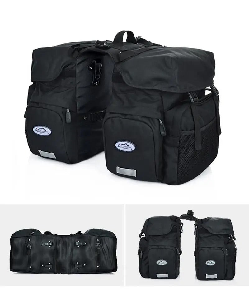 תיק אוכף פרימיום לאופניים🚴ולאופנוע🏍️עמיד למים עם כיסוי גשם