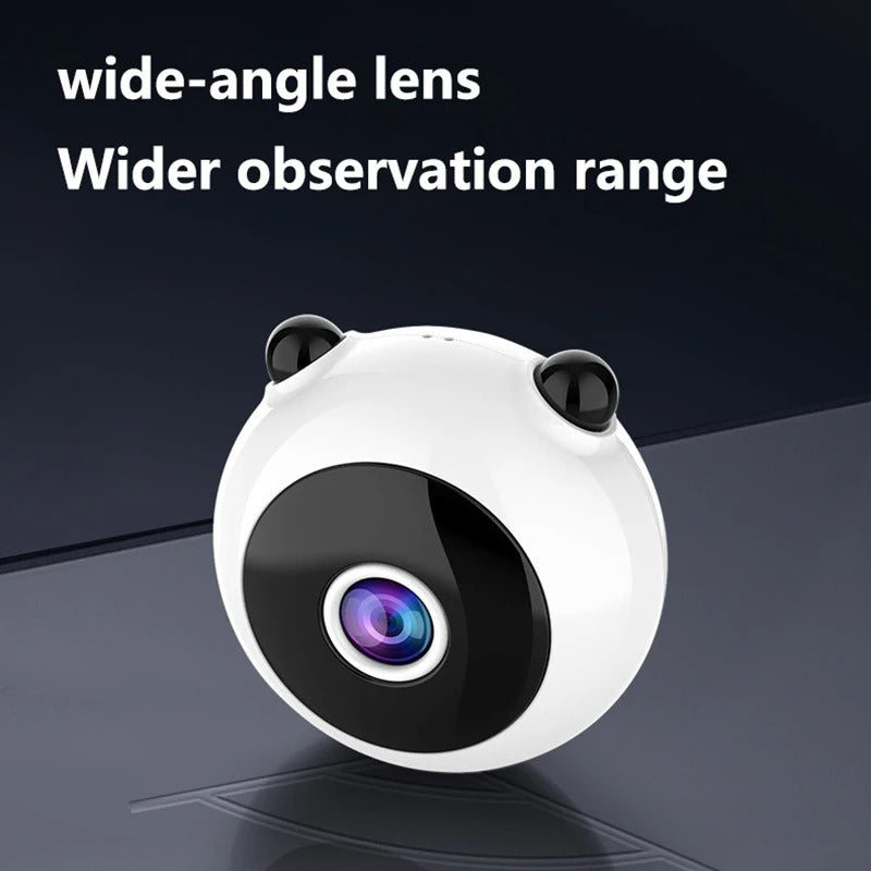 מצלמת בית מיני אלחוטית שלט מרחוק ראיית לילה, ללא צורך בשקע Lenovo WiFi HD