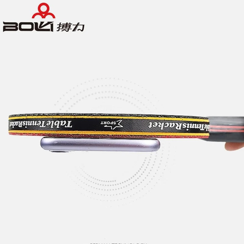 סט זוג מחבטי טניס שולחן מקצועיים בולי + נרתיק 7 שכבות מגן  שליטה ומהירות מקסימלית