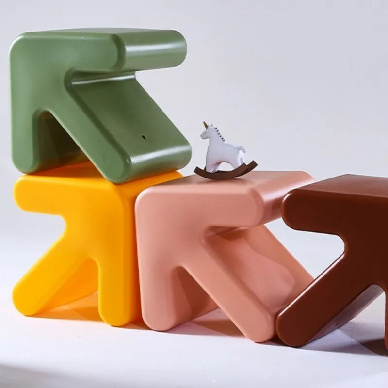 כיסא קטן נורדי עיצוב חץ שרפרף חדר ילדים לבית,