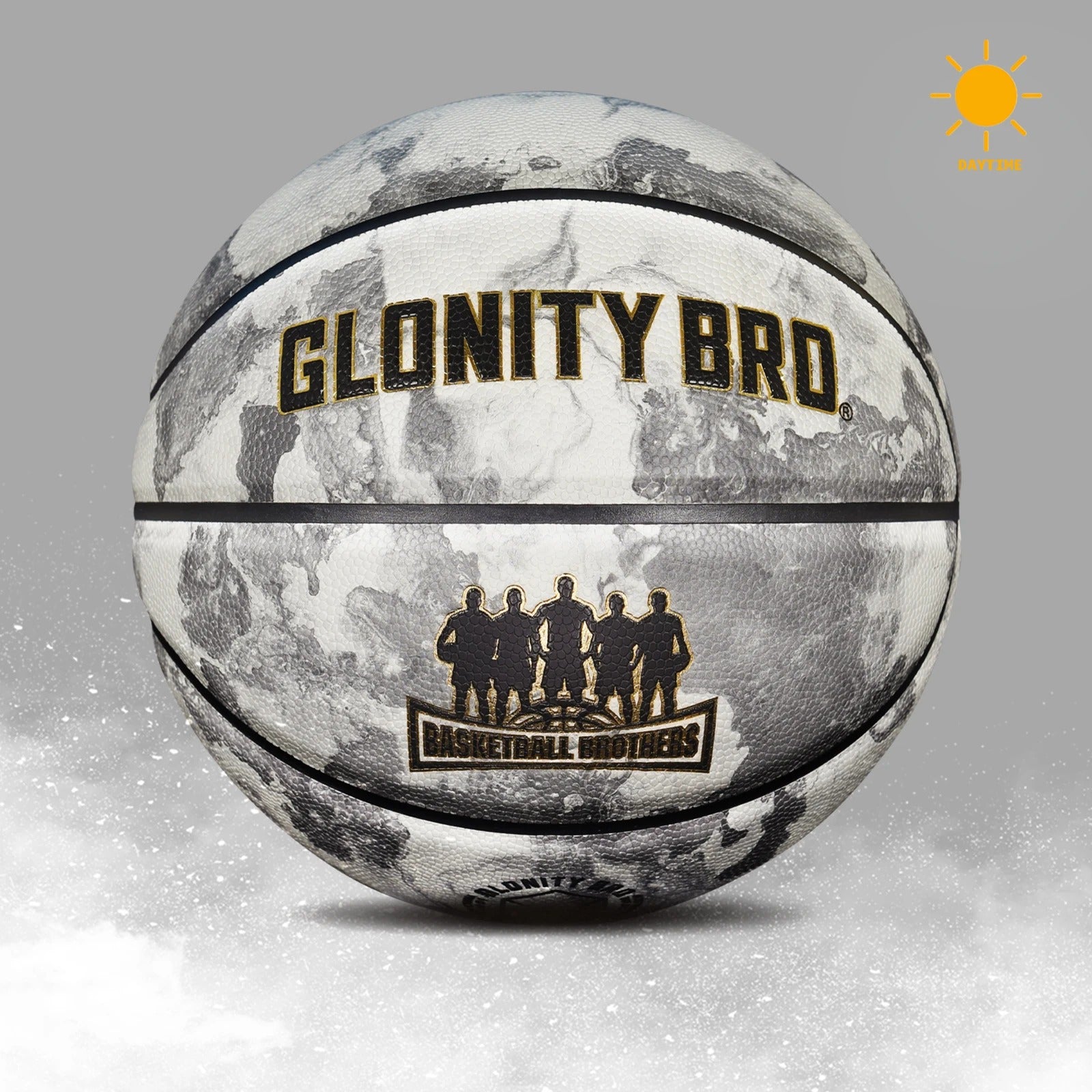 כדור כדורסל זוהר לילדים 🏀מידות 5,6,7 למשחק חוץ בלילה