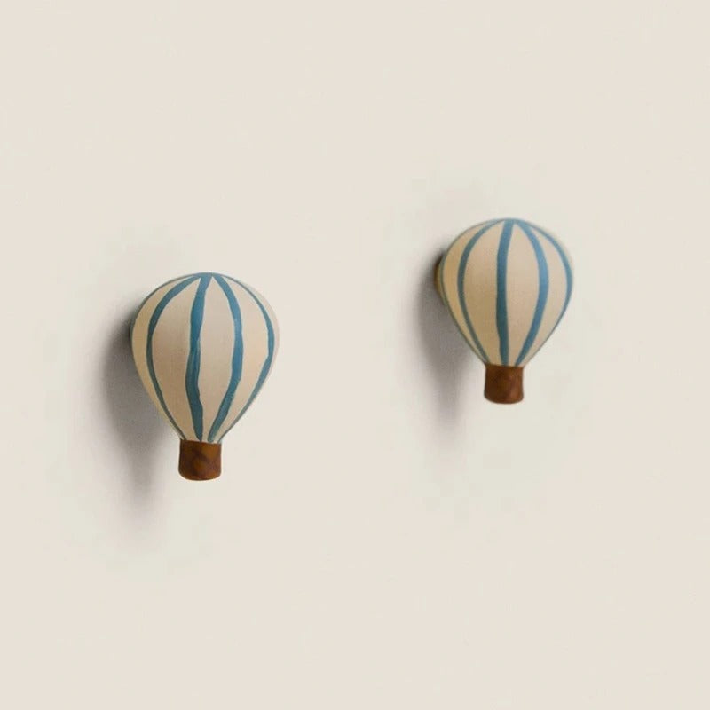 זוג ידיות קרמיקה מעוצבות בצורת כדור פורח טאץ' אירופאי יצירתי לחדר הילדים והבית