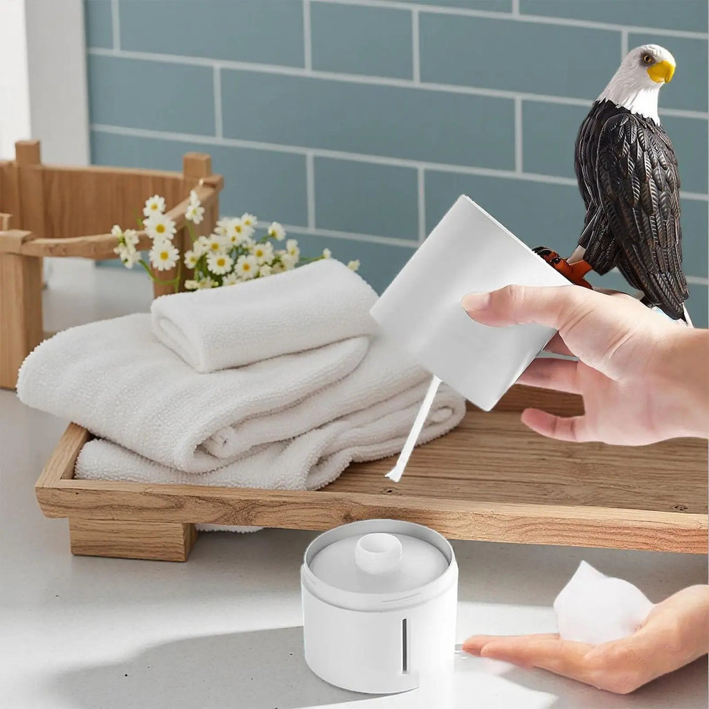 🧼 דיספנסר סבון אוטומטי מעוצב נשר \ יונה שדרוג היגייני וסטייל לחדר הרחצה