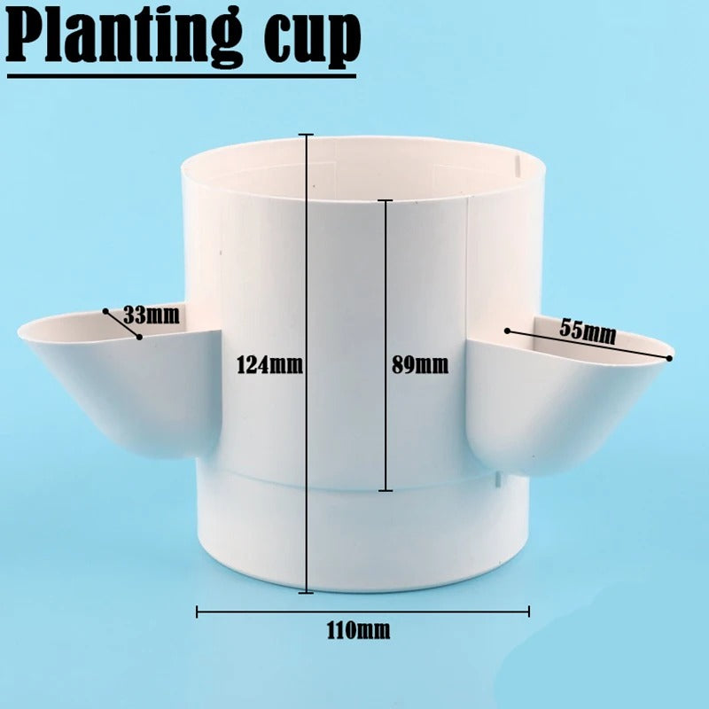 מערכת הידרופונית ביתית לגידול ירקות ופירות אנכית מקסימום יבול במינימום מקום!"