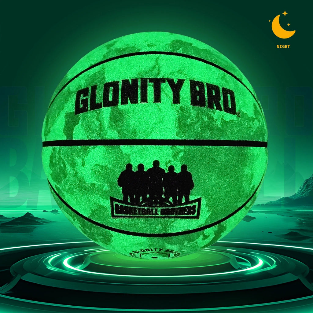 כדור כדורסל זוהר לילדים 🏀מידות 5,6,7 למשחק חוץ בלילה