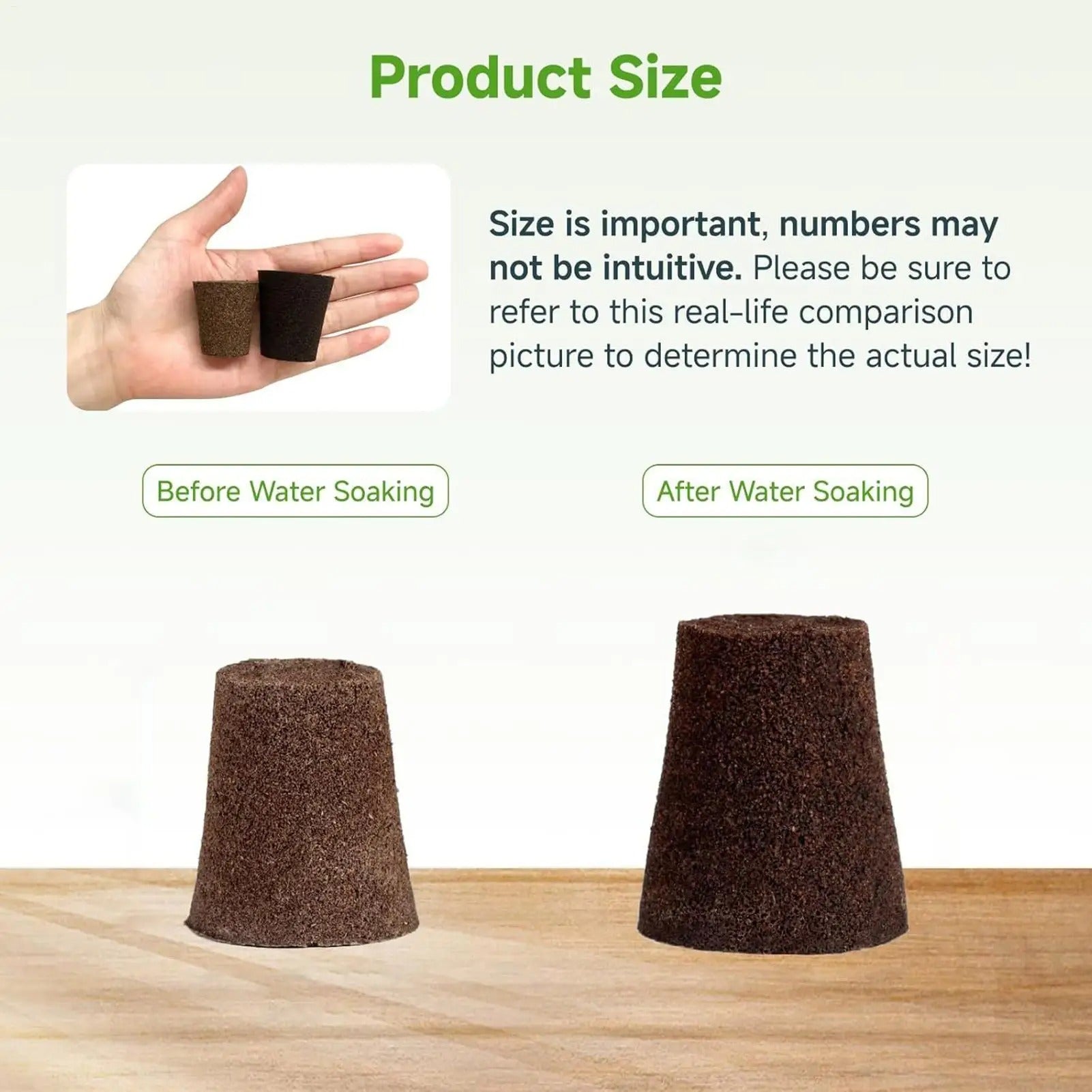 מארז 50 ספוגי השרשה מקצועים והנבטה הידרופוניים מצע גידול איכותי לשתילים, תבלינים ומערכות הידרופוניות