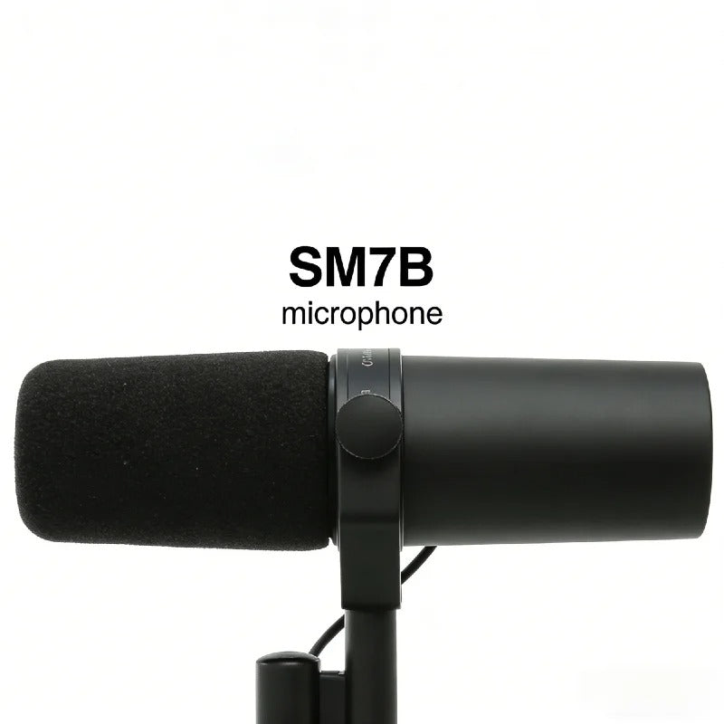 מיקרופון דינמי מקצועי 🎙️מיקרופון קווי להקלטות, פודקאסטים, יוטיוב ולייב סטרימינג