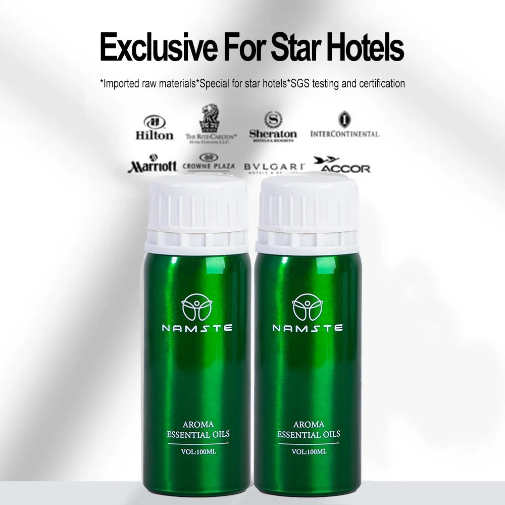 🌿 Namaste Ritz Carlton 100ML שמן אתרי טבעי לבית ולמלון + 3 דוגמיות בונוס