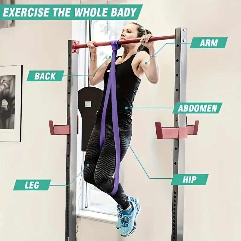 סט 5 גומיות התנגדות לאימון מושלם לחיזוק שרירים