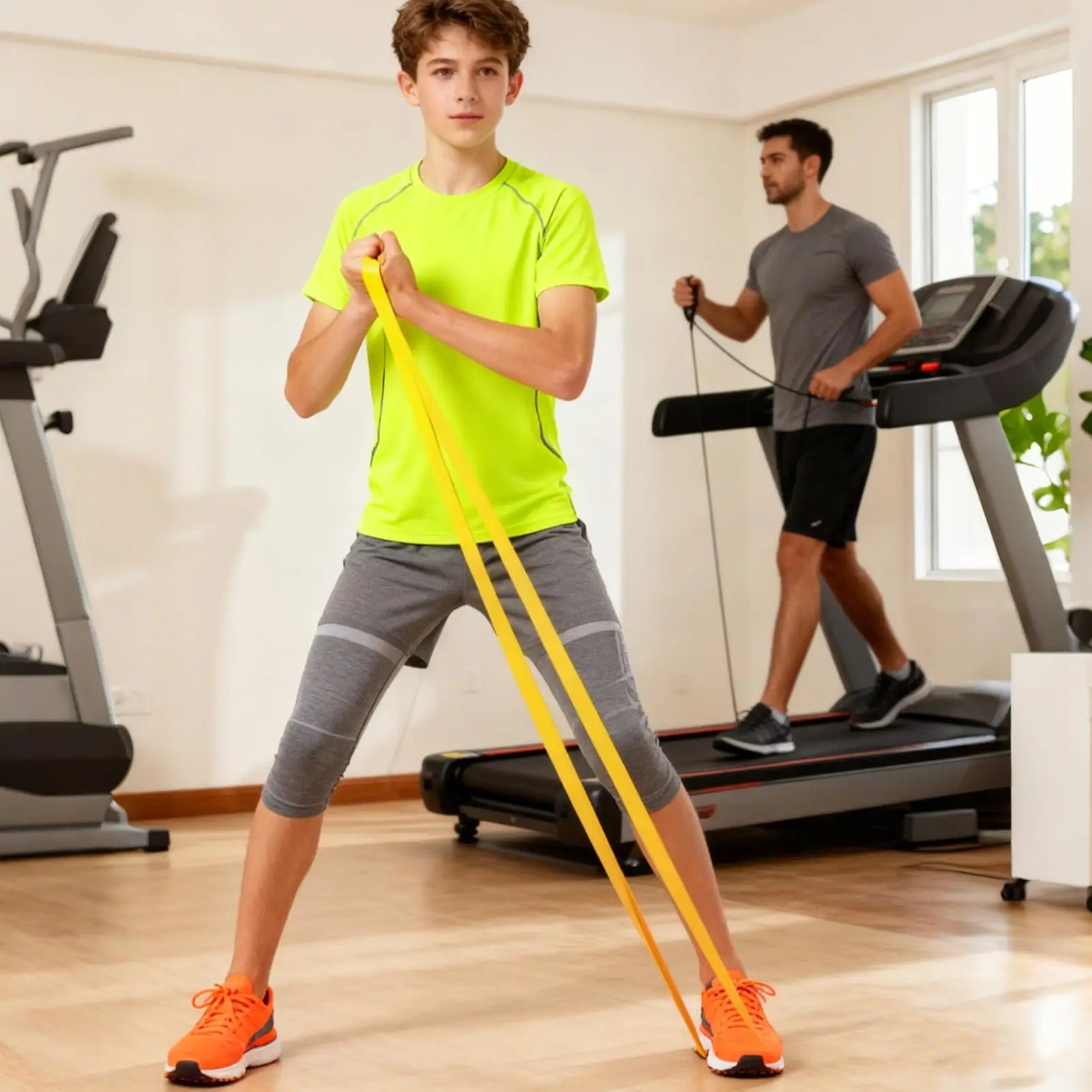 גומיות התנגדות לאימון – סט 3 רצועות כושר לחיזוק ומתיחות | לבית, פילאטיס ואימוני כוח