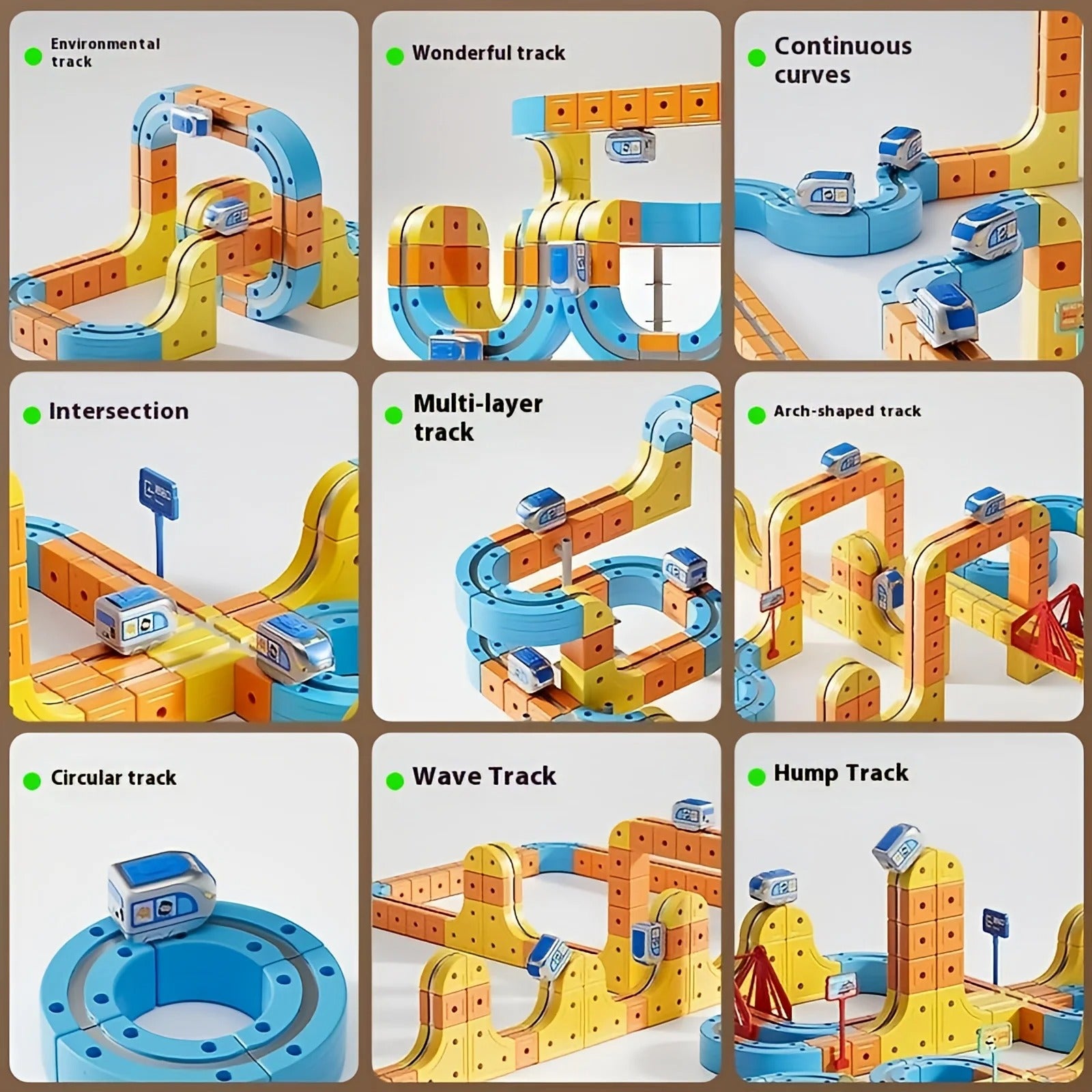 צעצועים משחקים חדשים להיט רכבת מגנטית חשמלית לילדים סט קופסת מתנה של 84 חלקים