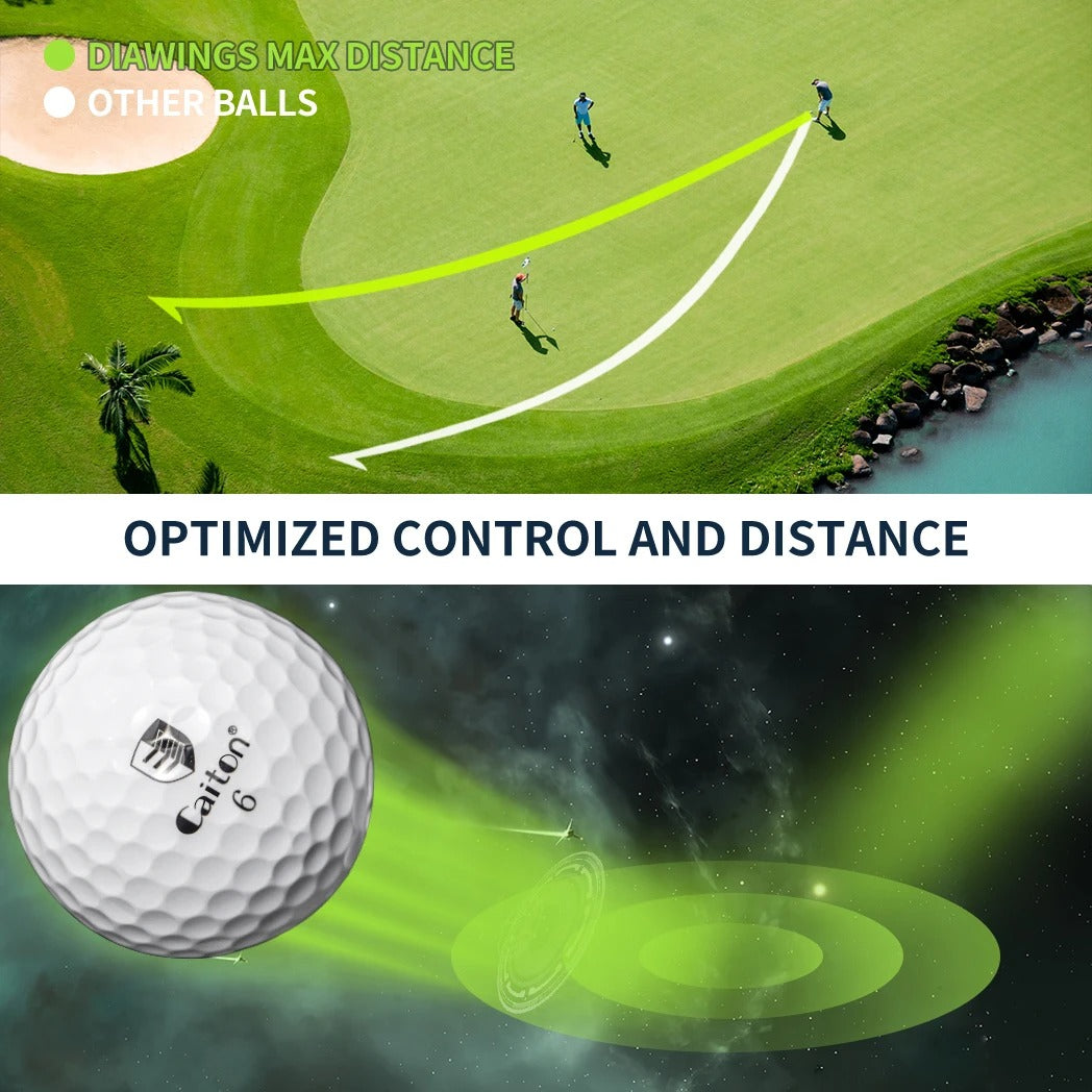 מאה כדורי⛳️גולף 3 שכבות לאימונים וטורנירים