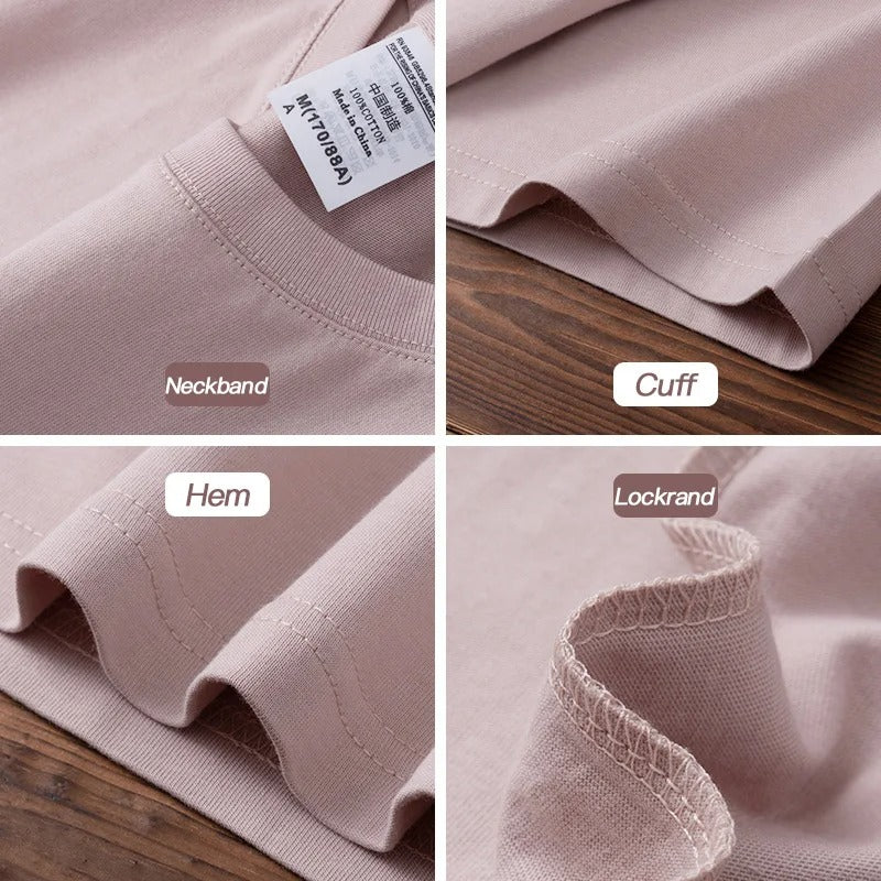 סט 3 חולצת טי מכותנה מסורקת איכותית