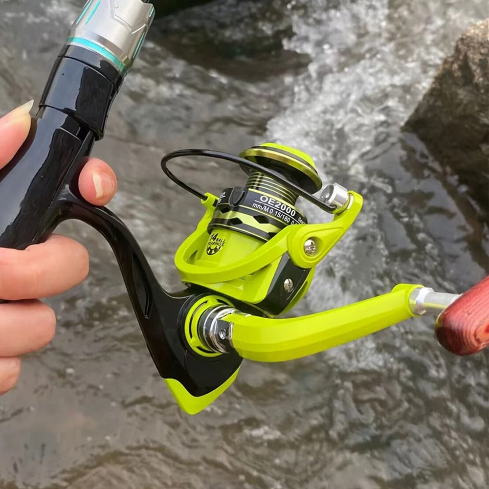 🌊 סט דיג קומפקטי מקצועי חכה רולר מתנה מושלמת