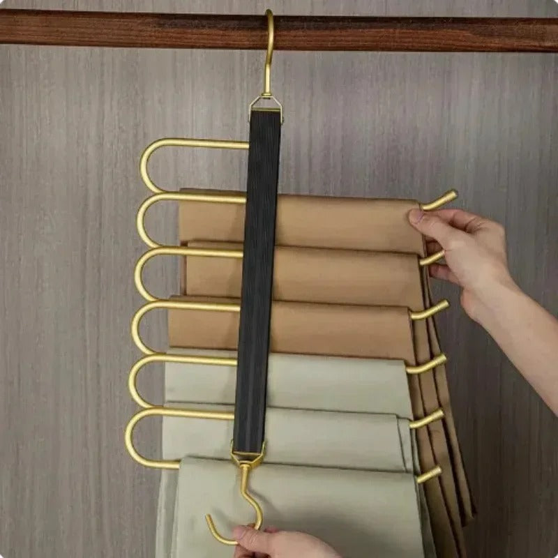 🏠מתלה מכנסיים👖 מתלה מתקפל גדג'טים לבית