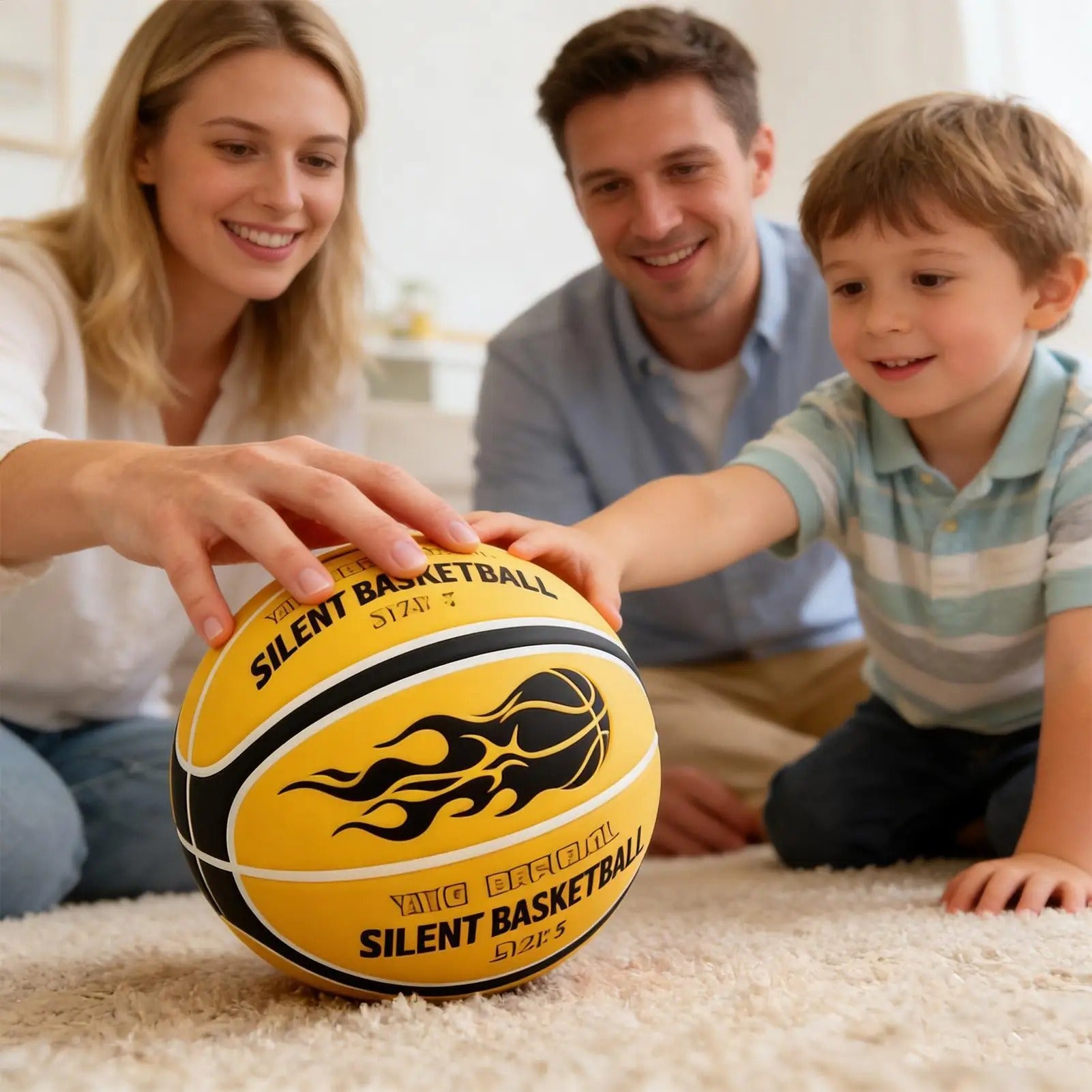 כדורסל שקט לאימון בבית 🔇גודל 🏀7