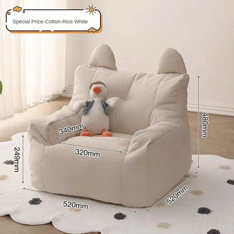 פוף עיצוב ספה לילדים קטנה עיצוב מודרני צרפתי