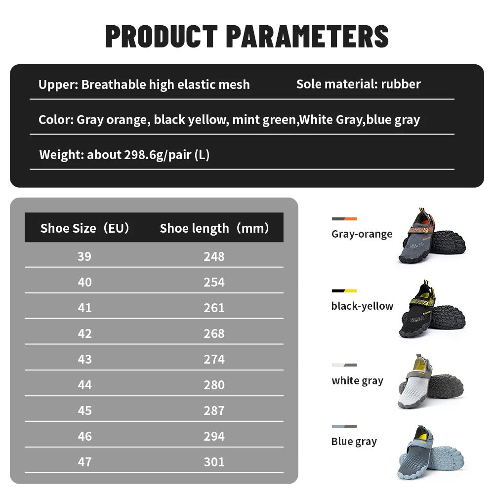 נעלי אקסטרים מים מהירות ייבוש לגברים ונשים