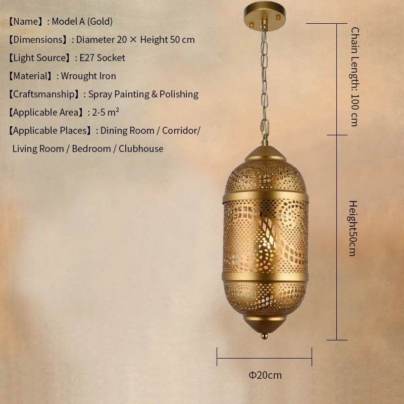 נברשת זהב בערבסקה עיצוב ערבי טורקי עבודת יד  להפוך את הבית לארמון מודרני