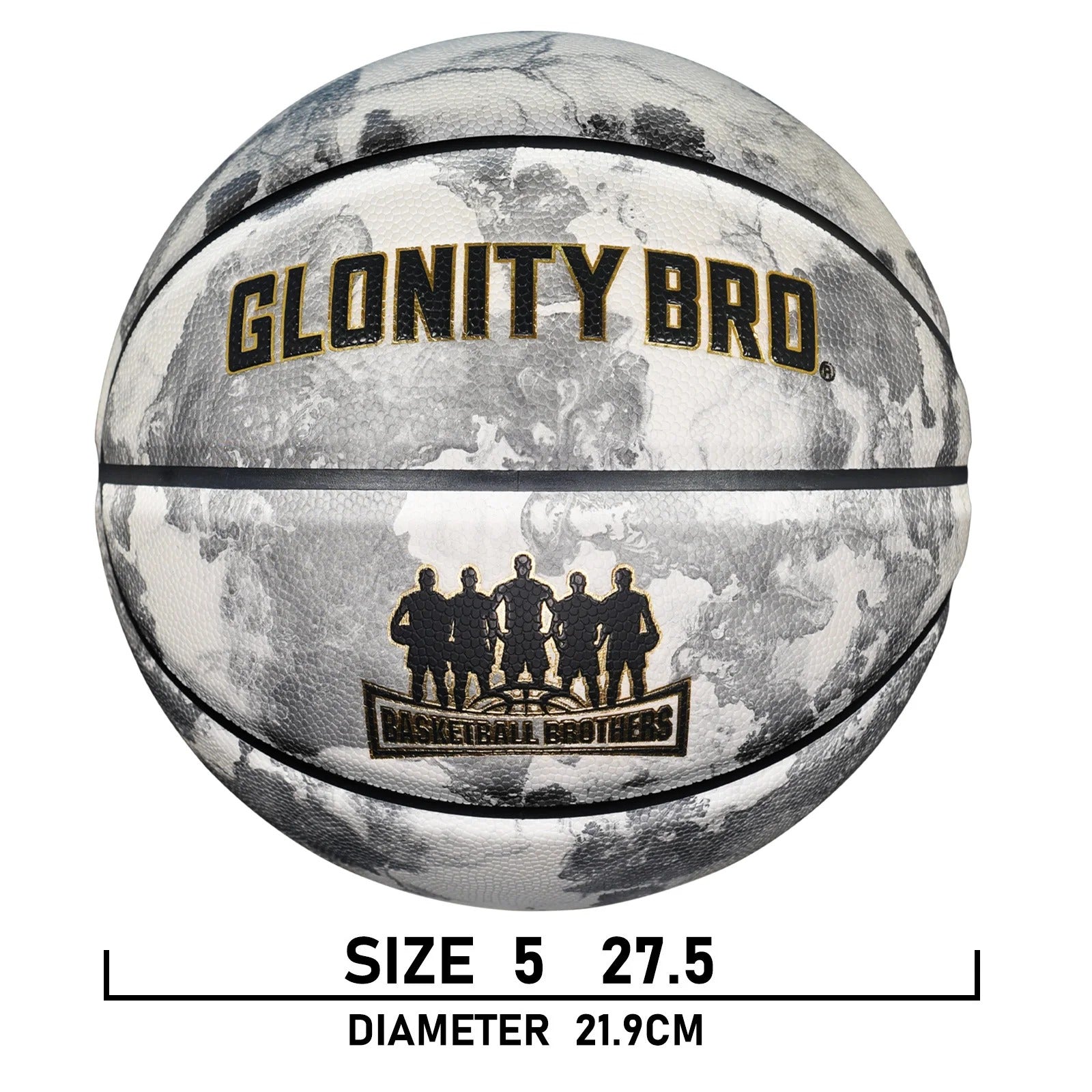 כדור כדורסל זוהר לילדים 🏀מידות 5,6,7 למשחק חוץ בלילה