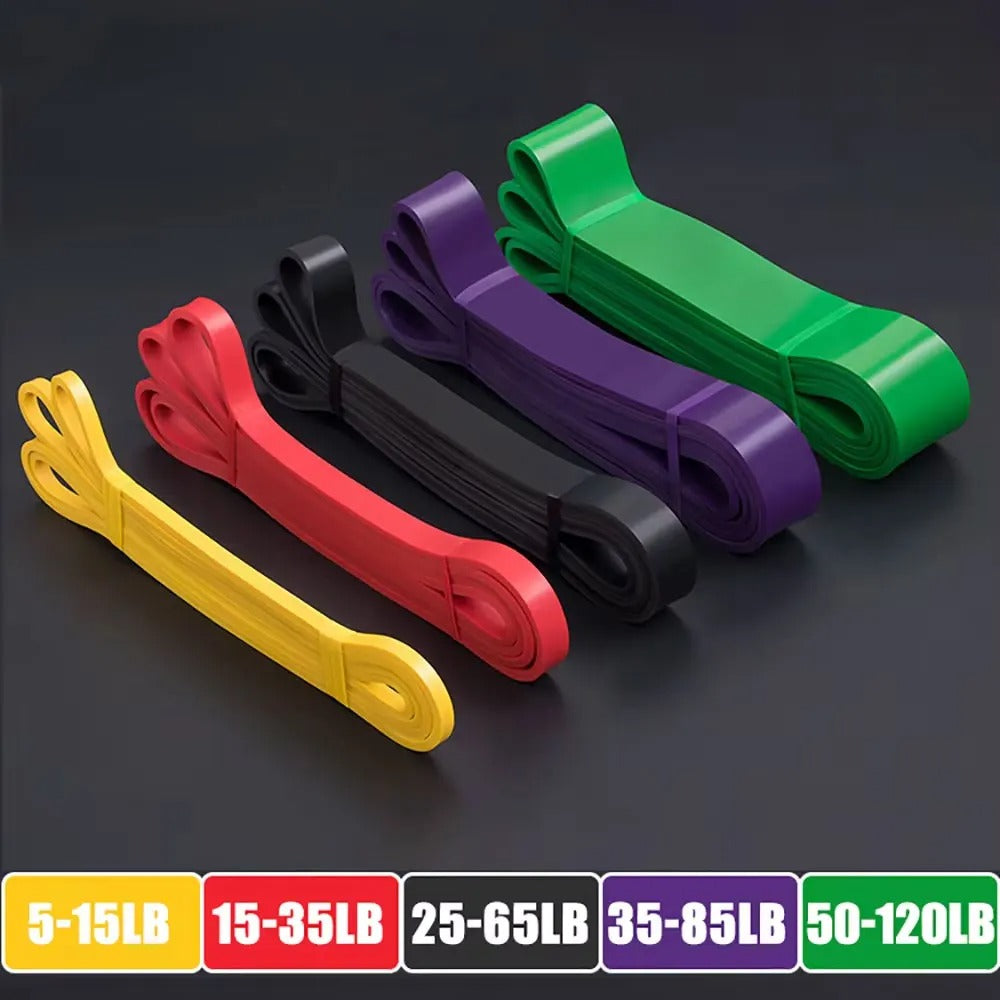 סט 5 גומיות אימון מקצועית 5 רמות התנגדות שונות